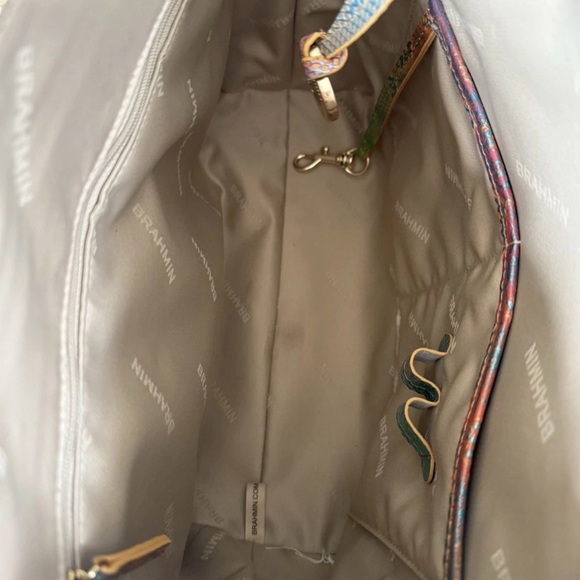 Brahmin Duxbury Leather Cross-body Double Handle Satchel - Picture 5 of 9